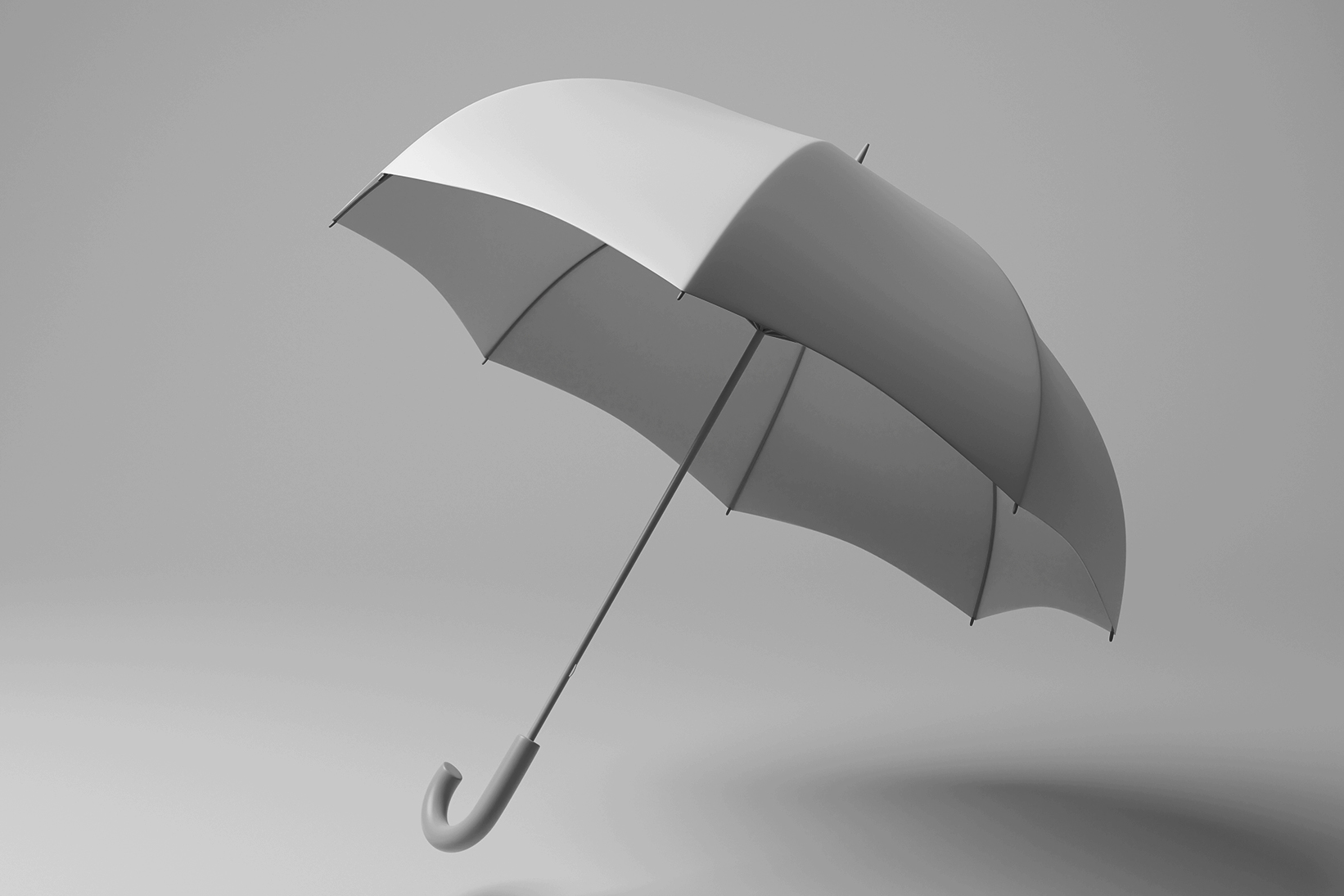 Umbrella in gray