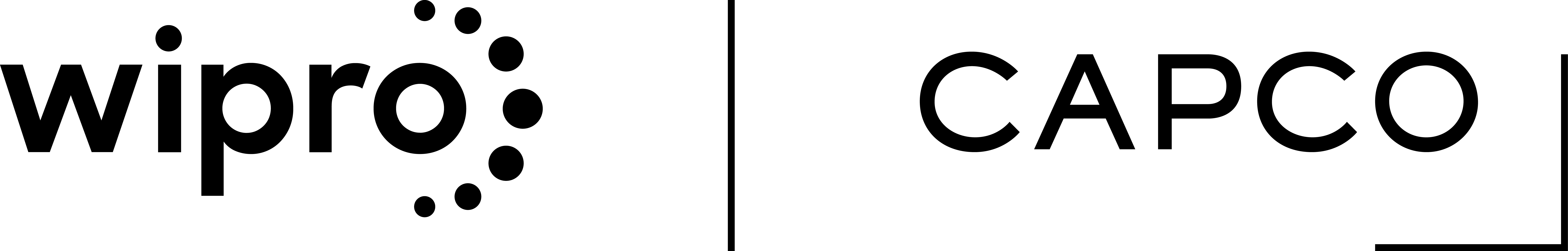 Capco and Wipro Logo lockup
