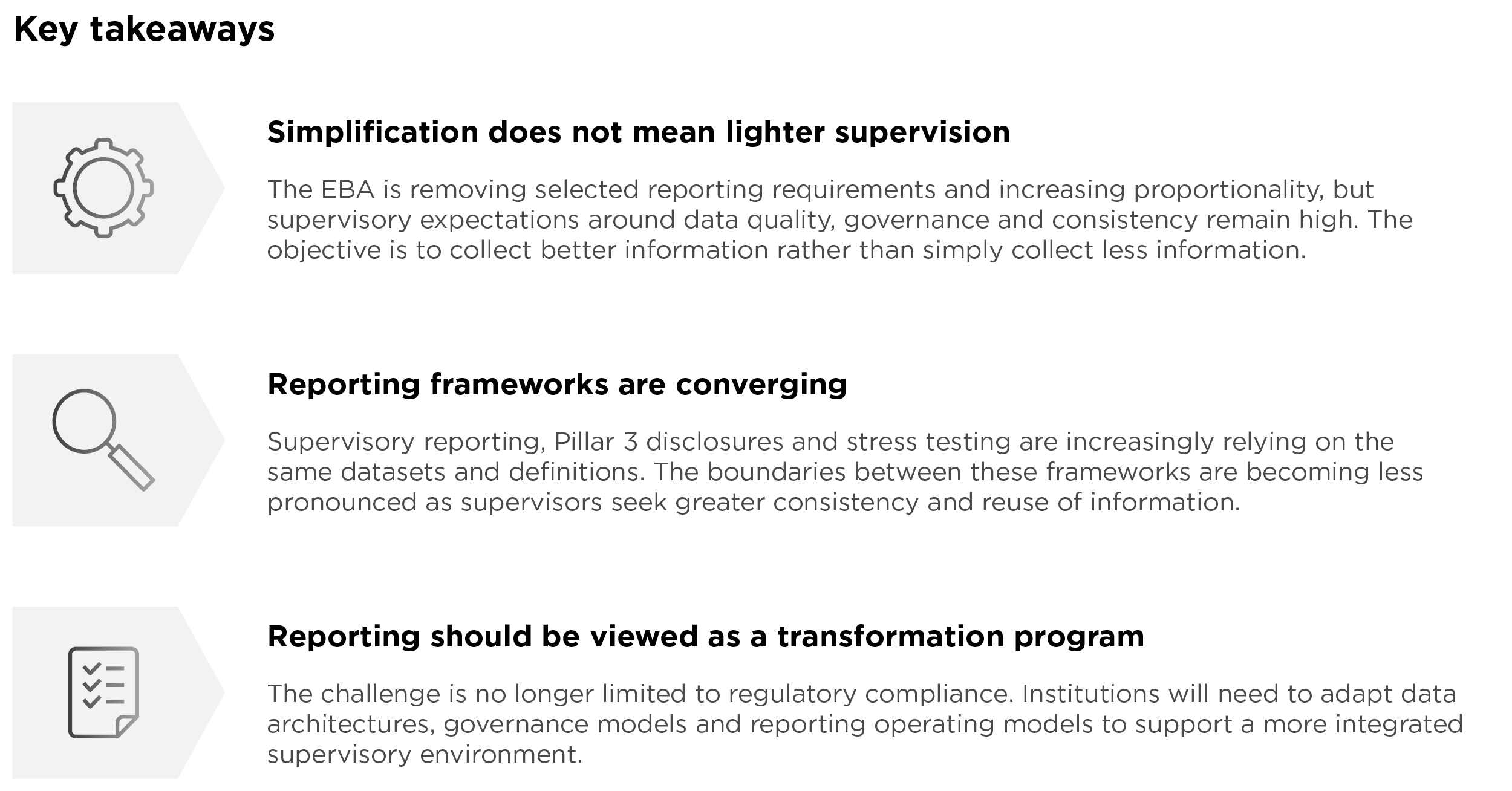 EU Banking Supervision Simplification: supervisory reporting reform – key implications for banks