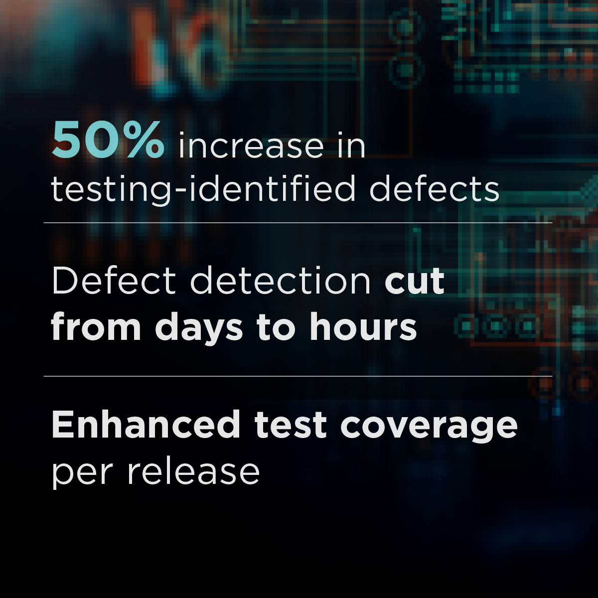 Highlights key insights of the ‘Enterprise-wide test automation framework’ success story