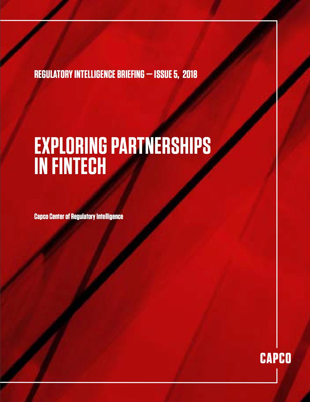 Regulatory Intelligence Briefing: Issue Five, 2018