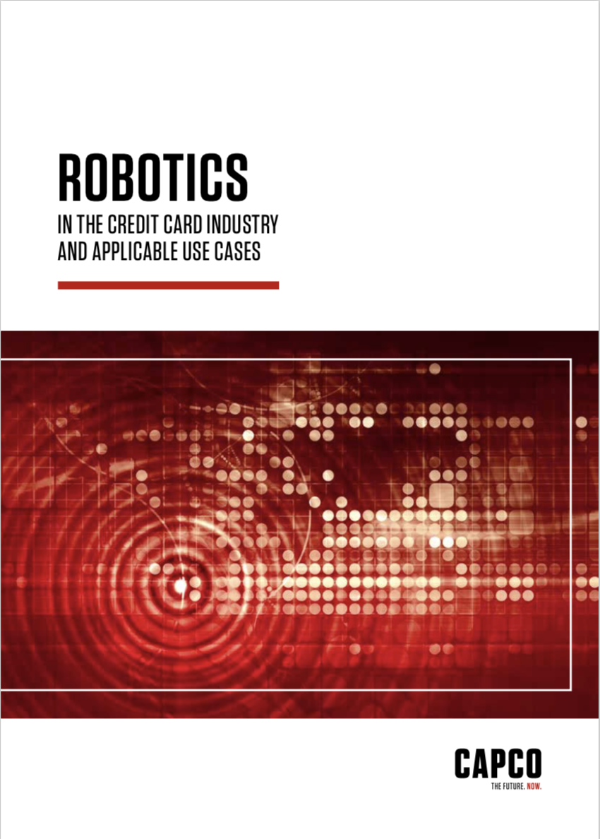 Robotics in the credit card industry